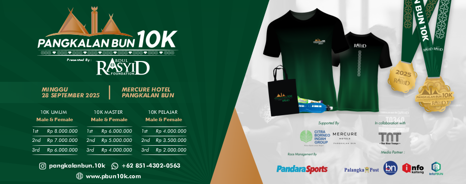 Pangkalan Bun 10K - Banner